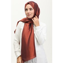 Püsküllü Tafta Şal 1267-29 Kiremit