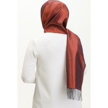 Püsküllü Tafta Şal 1267-29 Kiremit