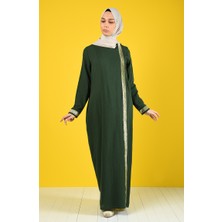 Pamuklu Şile Bezi Ferace 6666-03 Haki