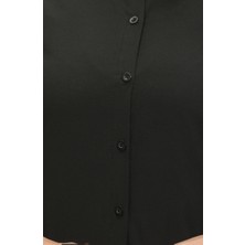 Sefa Merve Düğmeli Tunik 6111-08 Siyah
