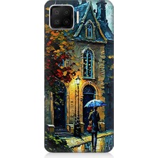 Teknomeg Oppo A73 Uyumlu Sonbahar Evi  Desenli Silikon Kılıf