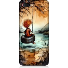 Teknomeg Oppo Rx 17 Neo Uyumlu Yalnız Çocuk  Desenli Silikon Kılıf