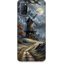 Teknomeg Oppo A52 Uyumlu Yel Değirmeni  Desenli Silikon Kılıf