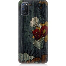 Teknomeg Oppo A92 Uyumlu Patlama Grafiti  Desenli Silikon Kılıf