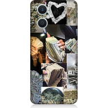 Teknomeg Oppo Reno 7 Lite 5g Uyumlu Para ve Aşk  Desenli Silikon Kılıf