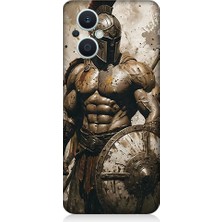 Oppo Reno 7 Lite 5g Uyumlu Savaşçı Gladiatör  Desenli Silikon Kılıf