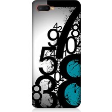 Oppo Rx 17 Neo Uyumlu Sayısal Karmaşa  Desenli Silikon Kılıf