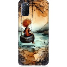 Oppo A72 Uyumlu Yalnız Çocuk  Desenli Silikon Kılıf