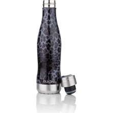 Glacial 400ML Matara Siyah Leopar Desenli
