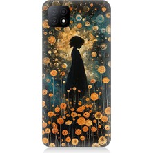 Oppo A53 Uyumlu Yalnız Kadın  Desenli Silikon Kılıf