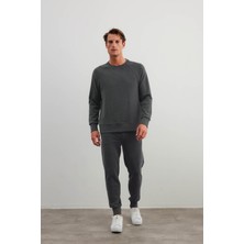 Syah Erkek Soft Touch Reglan Kollu Sweatshirt Pantolon Takım
