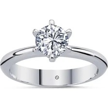 Safir Kuyumculuk LUXURY COLLECTİON 0,90ct Tektaş Yüzük