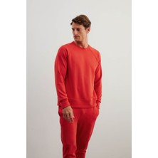 Erkek Soft Touch Reglan Kollu Sweatshirt