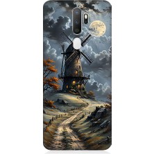 Oppo A5 2020 Uyumlu Yel Değirmeni  Desenli Silikon Kılıf