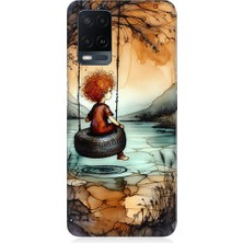 Oppo A54 Uyumlu Yalnız Çocuk  Desenli Silikon Kılıf