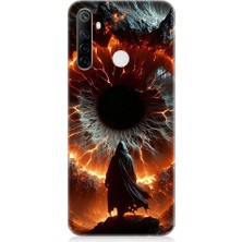 Teknomeg Realme 6i Uyumlu Ateş Çemberi  Desenli Silikon Kılıf