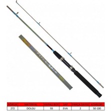 Captain 1422 Flick Boat 2 Parça Dolgu Tekne Kamışı 50-100GR 180 cm