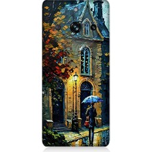 Realme 11 Pro Uyumlu Sonbahar Evi  Desenli Silikon Kılıf