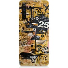 Realme 6 Pro Uyumlu Karma Grafik  Desenli Silikon Kılıf