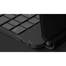 Bluetooth Kablosuz Bağlantı Magnetic Klavyeli Akıllı Kılıf 2. ve 4. Nesil iPad Pro ile Uyumlu 11" (2022/2021) ve iPad Air ile Uyumlu 10.9" 4. ve 5. Nesil (2022/2020) NPDP11