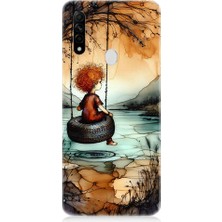 Oppo A31 Uyumlu Yalnız Çocuk  Desenli Silikon Kılıf