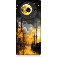 Realme 11 Pro Uyumlu Ayışığı Gemisi  Desenli Silikon Kılıf