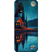 Realme 7 Pro Uyumlu Göl Evi  Desenli Silikon Kılıf