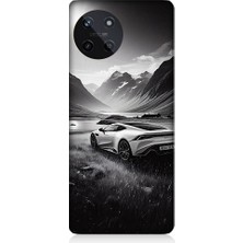 Teknomeg Realme 11 4g Uyumlu Dağ Yolunda Araba  Desenli Silikon Kılıf