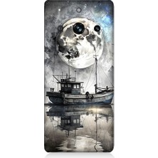 Realme 11 Pro Plus Uyumlu Balıkçı Teknesi  Desenli Silikon Kılıf