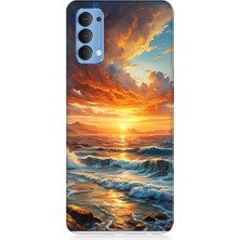 Teknomeg Oppo Reno 4 Uyumlu Komik Posterler  Desenli Silikon Kılıf