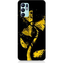 Teknomeg Oppo Reno 6 Uyumlu Rüzgar Gülü  Desenli Silikon Kılıf