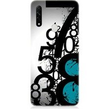 Teknomeg  Oppo A31 Uyumlu Sayısal Karmaşa  Desenli Silikon Kılıf