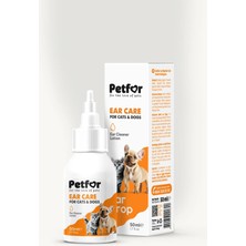 Petfor Kedi ve Köpekler Için Kulak Bakım Damlası 50 ml