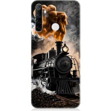 Realme 6i Uyumlu Kara Tren  Desenli Silikon Kılıf