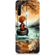 Realme 6i Uyumlu Yalnız Çocuk  Desenli Silikon Kılıf