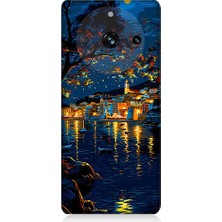 Teknomeg Realme 11 Pro Uyumlu Gece Işıkları  Desenli Silikon Kılıf