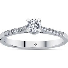 Safir Kuyumculuk LUXURY COLLECTİON 0,32ct Tektaş Yüzük