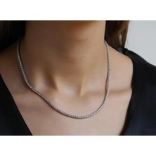 Safir Kuyumculuk Luxury Collection 7ct Pırlanta Su Yolu Kolye