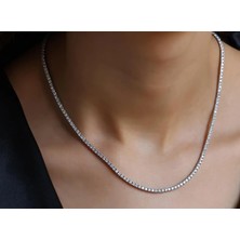 Safir Kuyumculuk Luxury Collection 7ct Pırlanta Su Yolu Kolye