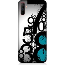 Realme C3 Uyumlu Sayısal Karmaşa  Desenli Silikon Kılıf