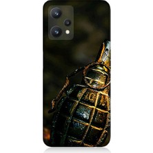 Teknomeg  Realme 9 Pro 5g Uyumlu El Bombası  Desenli Silikon Kılıf