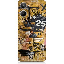 Realme 10 Uyumlu Karma Grafik  Desenli Silikon Kılıf