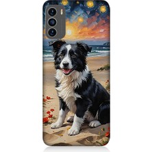 Teknomeg Reeder S19 Max Pro S Uyumlu Sahil Köpeği  Desenli Silikon Kılıf