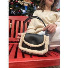 Bag Flower Lindy Kürklü El ve Çapraz Çanta
