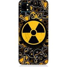 Teknomeg Reeder S19 Max Uyumlu Nükleer Sembol  Desenli Silikon Kılıf