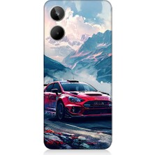 Teknomeg Realme 10 Uyumlu Dağ Yarışı  Desenli Silikon Kılıf