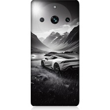 Teknomeg Realme 11 Pro Plus Uyumlu Dağ Yolunda Araba  Desenli Silikon Kılıf