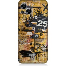 Teknomeg Reeder S23 Pro Max Uyumlu Karma Grafik  Desenli Silikon Kılıf