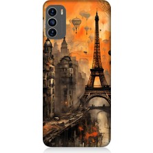 Teknomeg Reeder S19 Max Pro S Uyumlu Eiffel Kulesi  Desenli Silikon Kılıf