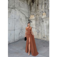 Sindi Moda Diva Kuyruklu Yırtmaçlı Abiye 582475